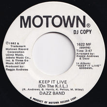 画像をギャラリービューアに読み込む, Dazz Band - Keep It Live (On The K.I.L.) / Keep It Live (On The K.I.L.) (7 inch Record / Used)