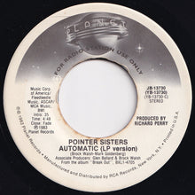 画像をギャラリービューアに読み込む, Pointer Sisters - Automatic / (LP Version) (7 inch Record / Used)