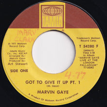 画像をギャラリービューアに読み込む, Marvin Gaye - Got To Give It Up (Part 1) / (Part 2) (7 inch Record / Used)