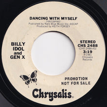 画像をギャラリービューアに読み込む, Billy Idol, Gen X - Dancing With Myself (Mono) / (Stereo) (7 inch Record / Used)
