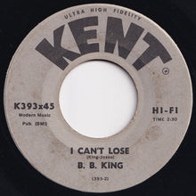 画像をギャラリービューアに読み込む, B.B. King - Rock Me Baby / I Can't Lose (7 inch Record / Used)