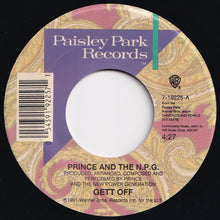 画像をギャラリービューアに読み込む, Prince, N.P.G. - Gett Off / Horny Pony (7 inch Record / Used)
