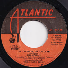 画像をギャラリービューアに読み込む, Phil Collins - You Can't Hurry Love / Do You Know, Do You Care? (7 inch Record / Used)