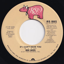 画像をギャラリービューアに読み込む, Bee Gees - Stayin' Alive / If I Can't Have You (7 inch Record / Used)