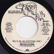 画像をギャラリービューアに読み込む, Revelation - You To Me Are Everything (Part 1) (Mono) / (Stereo) (7 inch Record / Used)