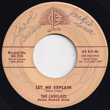 画像をギャラリービューアに読み込む, Cadillacs - Speedoo / Let Me Explain (7 inch Record / Used)