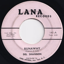 画像をギャラリービューアに読み込む, Del Shannon - Runaway / Jody (7 inch Record / Used)