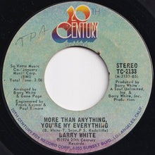 画像をギャラリービューアに読み込む, Barry White - You're The First, The Last, My Everything / More Than Anything, You're My Everything (7 inch Record / Used)
