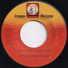 画像をギャラリービューアに読み込む, Little Johnny Taylor - Stuck In The Mud / I Will Give It Back To You (7 inch Record / Used)