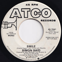 画像をギャラリービューアに読み込む, Simon Said - Smile (Mono) / (Stereo) (7 inch Record / Used)