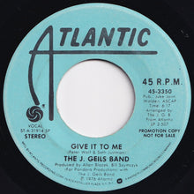 画像をギャラリービューアに読み込む, J. Geils Band - (Ain't Nothin' But A) Houseparty / Give It To Me (7 inch Record / Used)