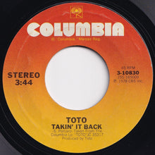 画像をギャラリービューアに読み込む, Toto - Hold The Line / Takin' It Back (7 inch Record / Used)