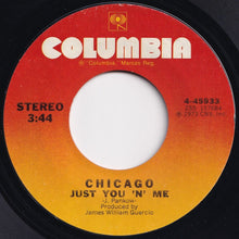 画像をギャラリービューアに読み込む, Chicago - Just You 'N' Me / Critic's Choice (7 inch Record / Used)