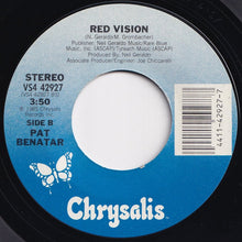 画像をギャラリービューアに読み込む, Pat Benatar - Sex As A Weapon / Red Vision (7 inch Record / Used)