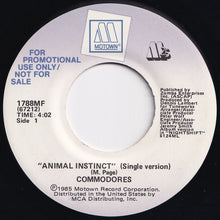 画像をギャラリービューアに読み込む, Commodores - Animal Instinct (Single Version) / (Album Version) (7 inch Record / Used)
