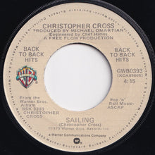 画像をギャラリービューアに読み込む, Christopher Cross - Ride Like The Wind / Sailing (7 inch Record / Used)
