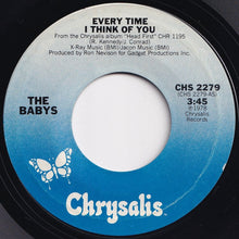 画像をギャラリービューアに読み込む, Babys - Every Time I Think Of You / Head First (7 inch Record / Used)