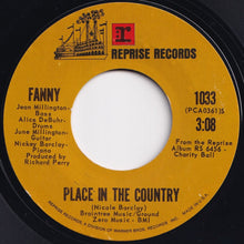 画像をギャラリービューアに読み込む, Fanny - Charity Ball / Place In The Country (7 inch Record / Used)