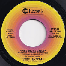 画像をギャラリービューアに読み込む, Jimmy Buffett - Margaritaville / Miss You So Badly (7 inch Record / Used)
