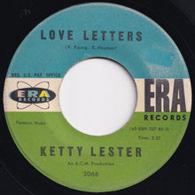 画像をギャラリービューアに読み込む, Ketty Lester - Love Letters / I'm A Fool To Want You (7 inch Record / Used)