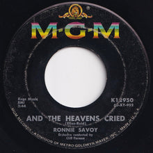 画像をギャラリービューアに読み込む, Ronnie Savoy - And The Heavens Cried / The Big Chain (7 inch Record / Used)