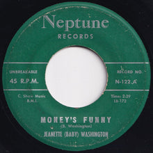 画像をギャラリービューアに読み込む, Jeanette (Baby) Washington - Money's Funny / Nobody Cares (About Me) (7 inch Record / Used)