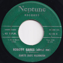 画像をギャラリービューアに読み込む, Jeanette (Baby) Washington - Money's Funny / Nobody Cares (About Me) (7 inch Record / Used)