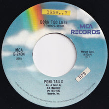 画像をギャラリービューアに読み込む, Elegants / Poni-Tails - Little Star / Born Too Late (7 inch Record / Used)