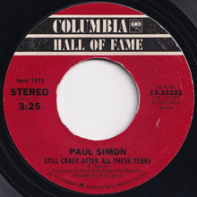 画像をギャラリービューアに読み込む, Paul Simon - 50 Ways To Leave Your Lover / Still Crazy After All These Years (7 inch Record / Used)