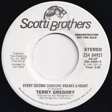 画像をギャラリービューアに読み込む, Terry Gregory - Every Second Someone Breaks A Heart / Every Second Someone Breaks A Heart (7 inch Record / Used)