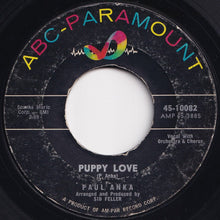 画像をギャラリービューアに読み込む, Paul Anka - Puppy Love / Adam And Eve (7 inch Record / Used)