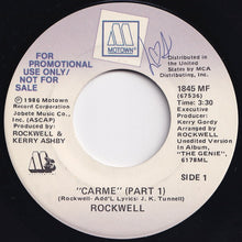 画像をギャラリービューアに読み込む, Rockwell - Carme / Carme (7 inch Record / Used)
