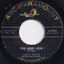 画像をギャラリービューアに読み込む, Lloyd Price - Stagger Lee / You Need Love (7 inch Record / Used)