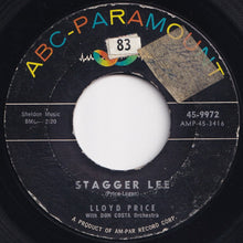 画像をギャラリービューアに読み込む, Lloyd Price - Stagger Lee / You Need Love (7 inch Record / Used)
