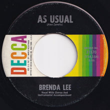 画像をギャラリービューアに読み込む, Brenda Lee - As Usual / Lonely Lonely Lonely Me (7 inch Record / Used)