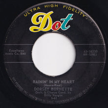 画像をギャラリービューアに読み込む, Dorsey Burnette - Rainin' In My Heart / A Full House (7 inch Record / Used)