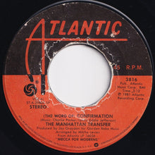 画像をギャラリービューアに読み込む, Manhattan Transfer - Boy From New York City / (The Word Of) Confirmation (7 inch Record / Used)