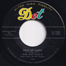 Load image into Gallery viewer, Wink Martindale - Deck Of Cards / Now You Know How It Feels (7 inch Record / Used)