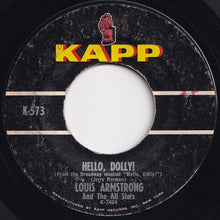 画像をギャラリービューアに読み込む, Louis Armstrong - Hello, Dolly! / A Lot Of Livin' To Do (7 inch Record / Used)