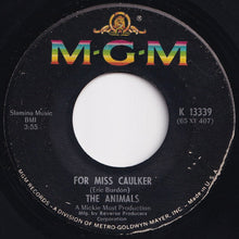 Load image into Gallery viewer, Animals - Bring It On Home To Me / For Miss Caulker (7 inch Record / Used)