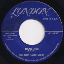 画像をギャラリービューアに読み込む, Betty Smith Group - Hand Jive / Bewitched (7 inch Record / Used)