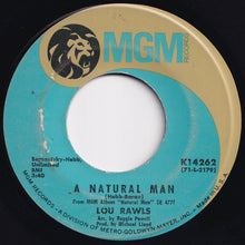 画像をギャラリービューアに読み込む, Lou Rawls - A Natural Man / Believe In Me (7 inch Record / Used)
