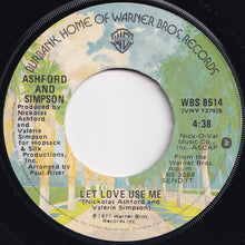 Load image into Gallery viewer, Ashford & Simpson - Don't Cost You Nothing / Let Love Use Me (7 inch Record / Used)