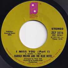 画像をギャラリービューアに読み込む, Harold Melvin And The Blue Notes - I Miss You (Part 1) / (Part 2) (7 inch Record / Used)