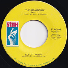 画像をギャラリービューアに読み込む, Rufus Thomas - The Breakdown (Part 1) / (Part 2) (7 inch Record / Used)