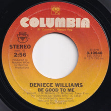 画像をギャラリービューアに読み込む, Deniece Williams - Baby, Baby My Love's All For You / Be Good To Me (7 inch Record / Used)