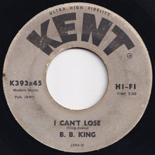 画像をギャラリービューアに読み込む, B.B. King - Rock Me Baby / I Can't Lose (7 inch Record / Used)