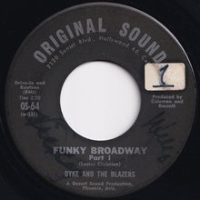 画像をギャラリービューアに読み込む, Dyke And The Blazers - Funky Broadway (Part 1) / (Part 2) (7 inch Record / Used)