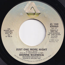 Load image into Gallery viewer, Dionne Warwick - Take The Short Way Home / Just One More Night (7 inch Record / Used)