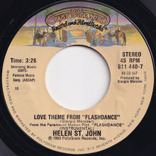 Load image into Gallery viewer, Irene Cara - Flashdance... What A Feeling / Love Theme From "Flashdance" (Instrumental) (7 inch Record / Used)